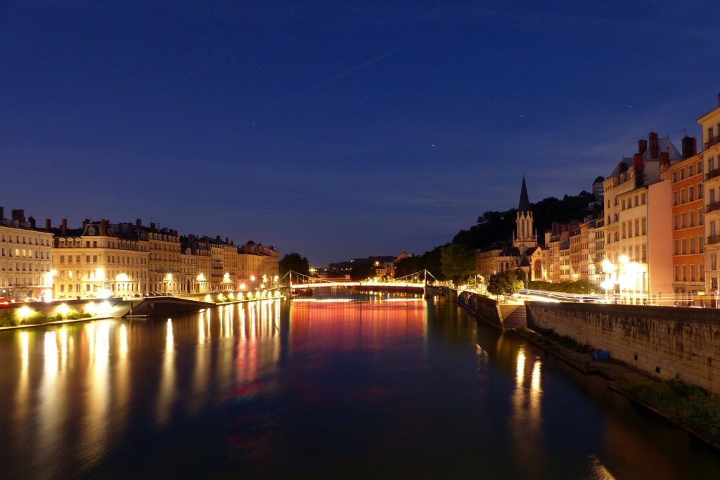 Lyon at Night